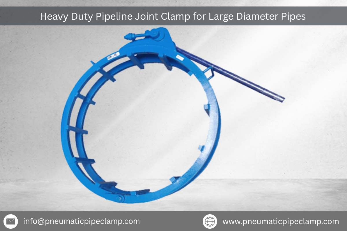 Heavy Duty Pipeline Joint Clamp for Large Diameter Pipes