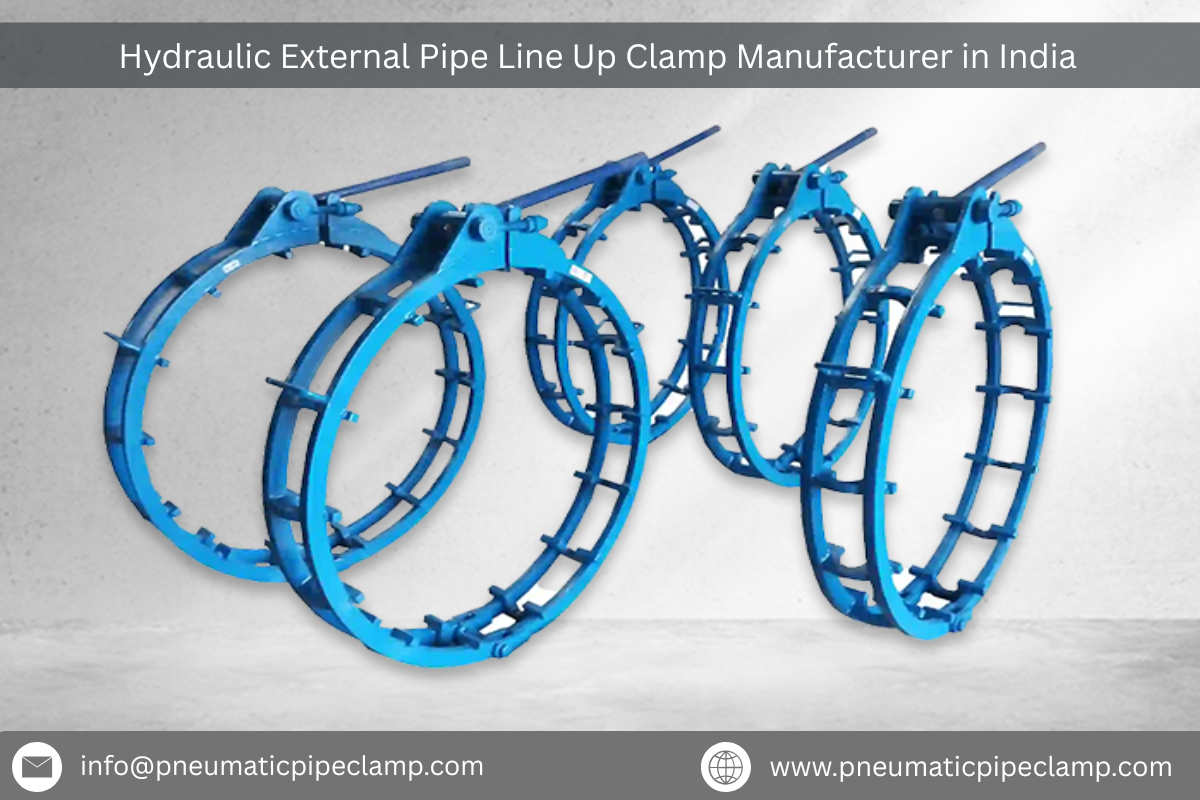 Hydraulic External Pipe Line Up Clamp Manufacturer in India